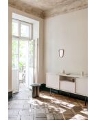 Buffet Bau gris amande - 79x180x50 cm