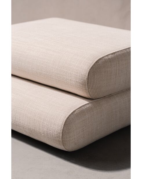 Puf Taso coastal beige - 38x80x85 cm