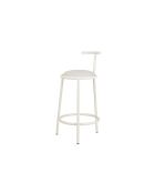 Tabouret de bar Hogo carré beige - 86x43x46 cm