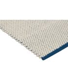 Tappeto in lana Lenu blu cobalto - 200x140 cm