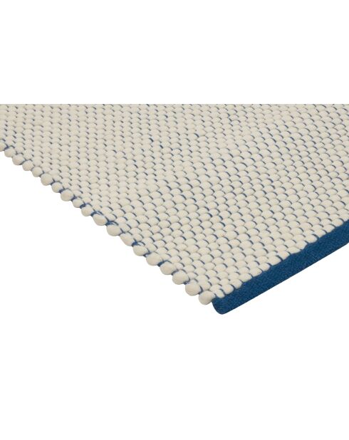 Tappeto in lana Lenu blu cobalto - 200x140 cm
