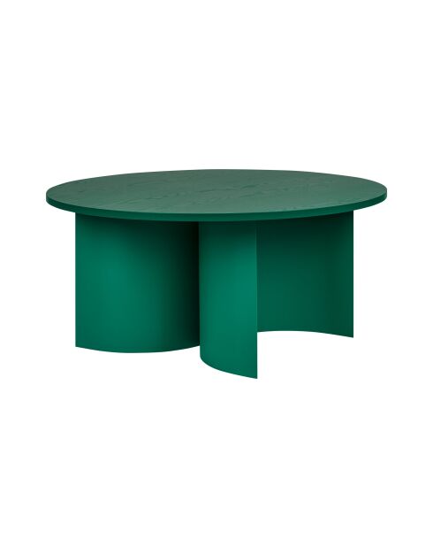 Gavo grüner Kaffeetisch mit Wassermelonenmotiv - 44x95x95 cm