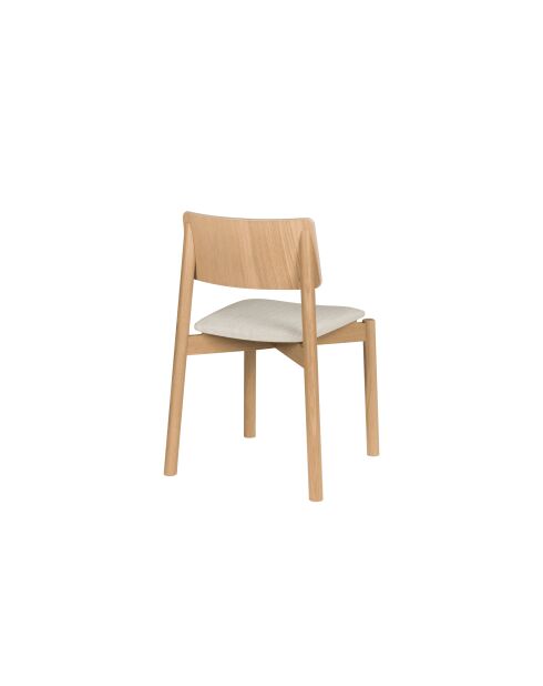 Chaise Wem chêne - 80.2x51.6x53.8 cm