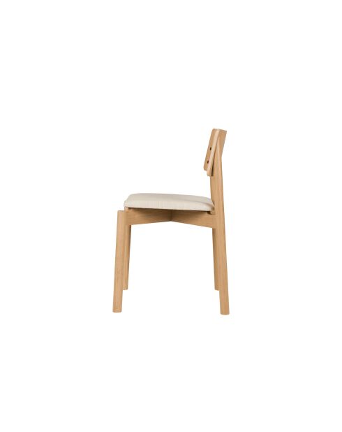 Chaise Wem chêne - 80.2x51.6x53.8 cm