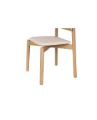 Chaise Wem chêne - 80.2x51.6x53.8 cm