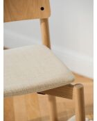 Chaise Wem chêne - 80.2x51.6x53.8 cm