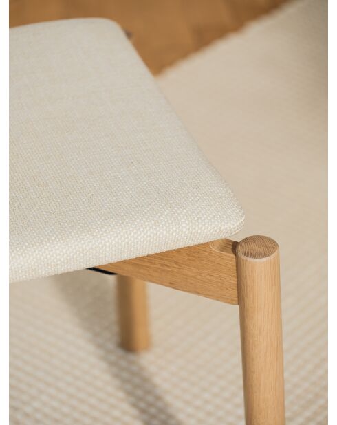 Chaise Wem chêne - 80.2x51.6x53.8 cm