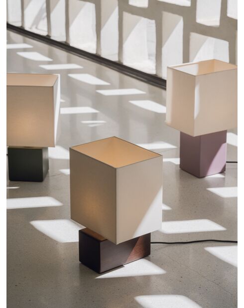 Zam Tischlampe kakaobraun - 42x26x19,6 cm