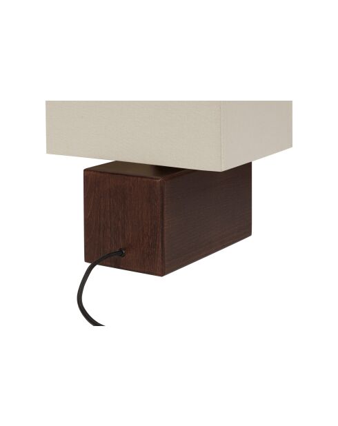 Zam Tischlampe kakaobraun - 42x26x19,6 cm