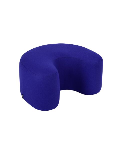 Pouf Ü Blaubeerkuchenwolle - 30,5x60x50 cm