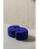 Pouf Ü in lana crostata ai mirtilli - 30,5x60x50 cm