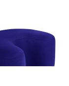 Pouf Ü in lana crostata ai mirtilli - 30,5x60x50 cm