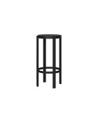Tabouret de bar Doon volcan noir - 75x35x35 cm