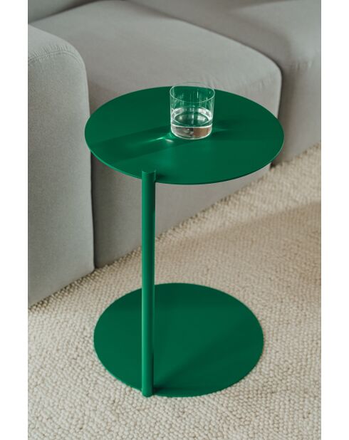 Table d'appoint Ande vert pastèque - 57x40x41 cm