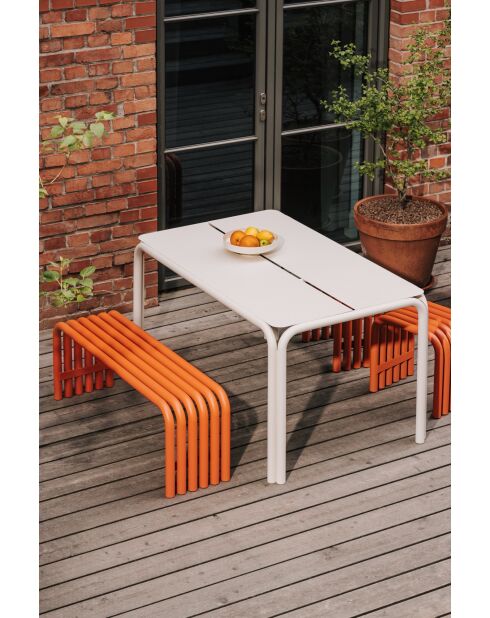 Bank Nokk Orangenschale - 43x114x32 cm