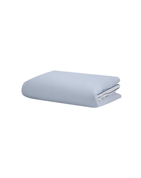 Housse de couette en coton Oba bleue