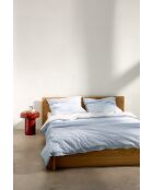 Housse de couette en coton Oba bleue