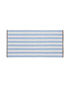 Toalla de baño Gobo de algodón azul cielo/rayas anchas - 140x70 cm