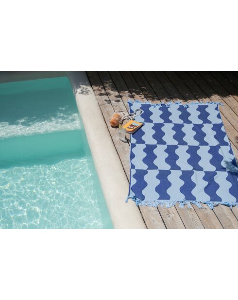 Telo mare in cotone Nugo blueberry pie - 160x100 cm