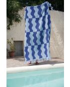 Telo mare in cotone Nugo blueberry pie - 160x100 cm