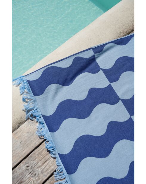 Telo mare in cotone Nugo blueberry pie - 160x100 cm