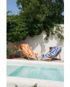 Telo mare in cotone Nugo blueberry pie - 160x100 cm