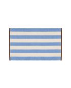 Tappeto da bagno Gobo in cotone blu - 80x50 cm