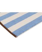 Tappeto da bagno Gobo in cotone blu - 80x50 cm