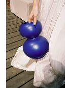 Tuga blauwe bessentaart keramische vaas - 12x36 cm