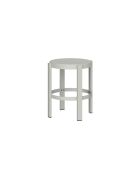 Tabouret Doon gris galet - 45x35x35 cm