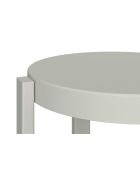 Tabouret Doon gris galet - 45x35x35 cm