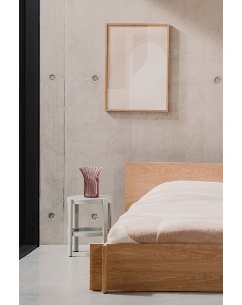 Tabouret Doon gris galet - 45x35x35 cm