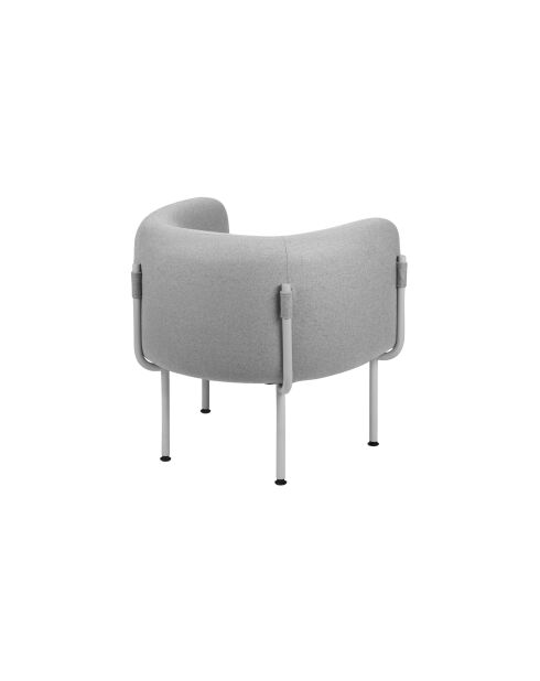 Fauteuil Ubi Mini laine grise universelle - 71.2x80x63 cm