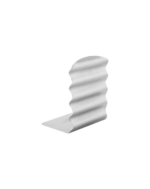 Serre-livres Olbi en acier inoxydable - 15x12x10 cm