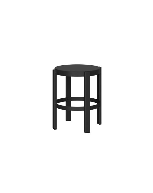 Tabouret Doon volcan noir - 45x35x35 cm