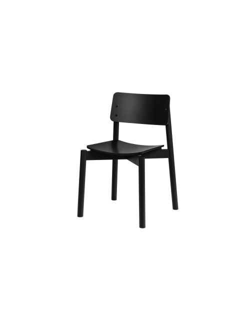 Wem schwarzer Vulkanstuhl - 80,2 x 51,6 x 53,8 cm
