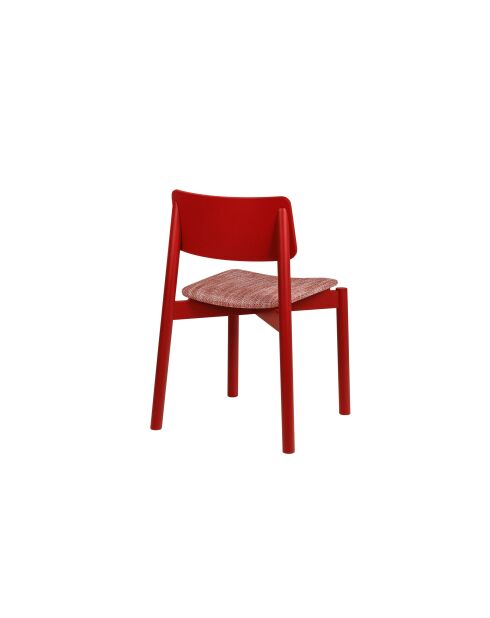 Chaise Wem marron rouge - 80.2x51.6x53.8 cm