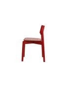 Chaise Wem marron rouge - 80.2x51.6x53.8 cm