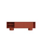 Meuble TV Taro rose terracotta - 48.4x160x42 cm