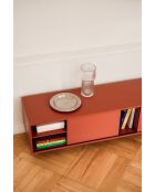 Meuble TV Taro rose terracotta - 48.4x160x42 cm