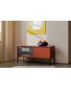 Meuble TV Met Mini rose terracotta - 55x116x42 cm