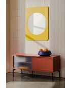 Meuble TV Met Mini rose terracotta - 55x116x42 cm