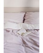 Funda nórdica de algodón Oba de color lila pastel