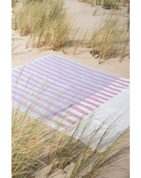 Onu Baumwolldecke flauschig lila - 160x200 cm