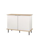 Buffet Suumo gris amande - 88x120x50 cm