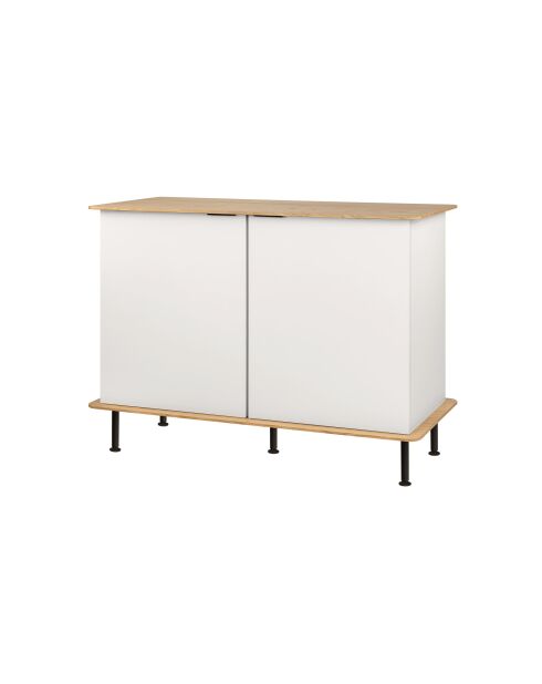 Buffet Suumo gris amande - 88x120x50 cm