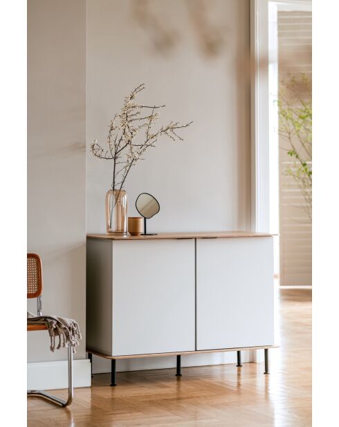 Buffet Suumo gris amande - 88x120x50 cm