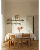 Mantel Marr de algodón con piel de naranja