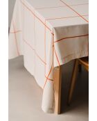 Mantel Marr de algodón con piel de naranja