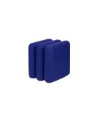 Pouf in lana Radd blueberry pie - 44,5x36x36 cm